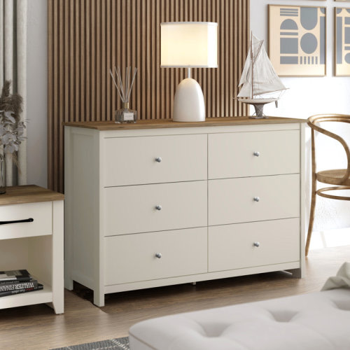 Lark Manor™ Isenbert 6 Drawer 47.2" W Standard Dresser & Reviews | Wayfair