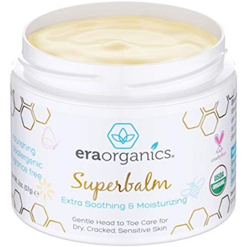 Era Organics Healing Ointment for Babies - USDA Certified Organic Natural Gentle Moisturizer for Sensitive Skin Prone To Baby Eczema, Cradle Cap (Infant Seborrheic Dermatitis), Rashes, Hives & More