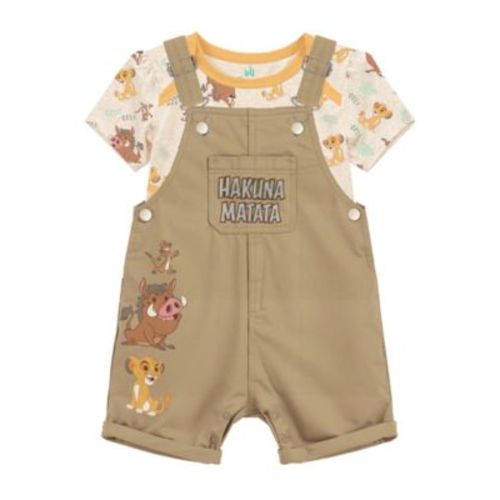 Baby Boys' Lion King T-Shirt & Shortall, 2-Piece Set
