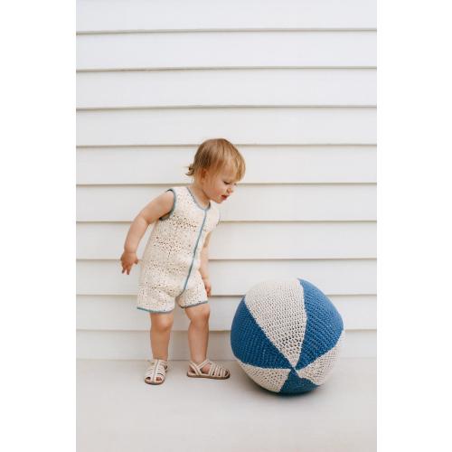 CROCHET KNIT ROMPER - Ecru | ZARA United States