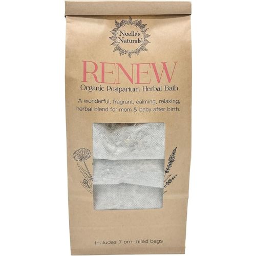 Noelle's Naturals Organic Postpartum Herbal Bath - Pack of 7 sachets - for After Childbirth - Sitz Bath - Promotes Healing and Relaxation After Birth - V-steam