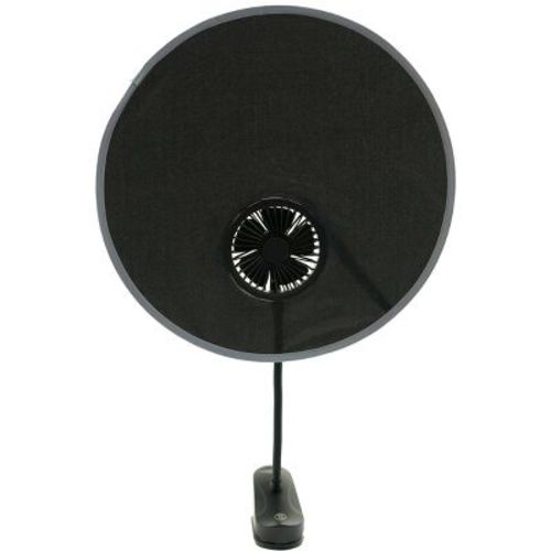 UPF50 Stroller Visor+Rechargeable Fan w/ Battery