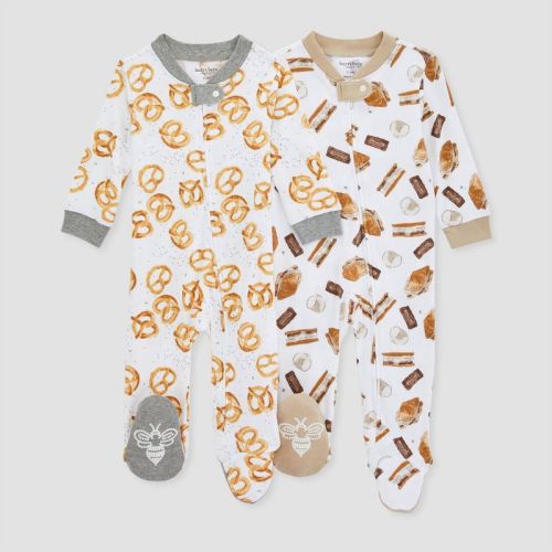 Burt's Bees Baby® Baby 2pk Mini Pretzels Sleep N' Play - Blue