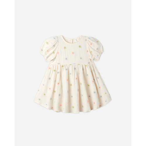 Marley Dress Embroidered Daisies
