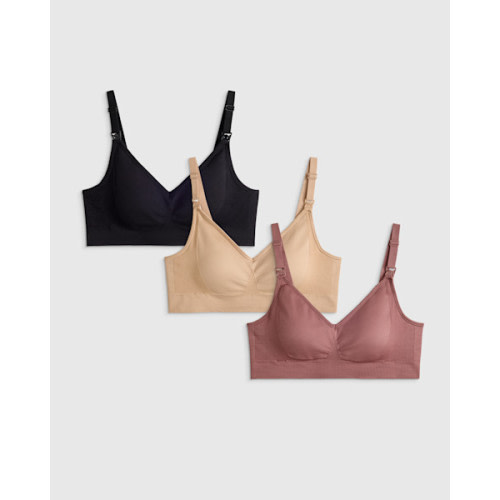 Seamless Nursing Bra 3 Pack