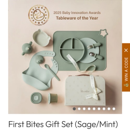 First Bites Gift Set (Sage/Mint)
