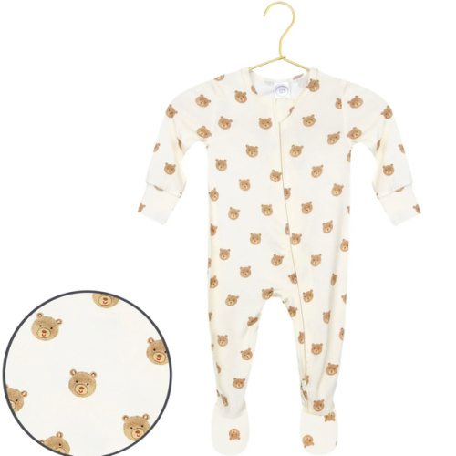 Teddy Zipper Footies