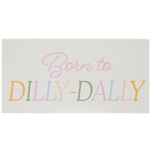 Dilly-Dally Wood Wall Decor