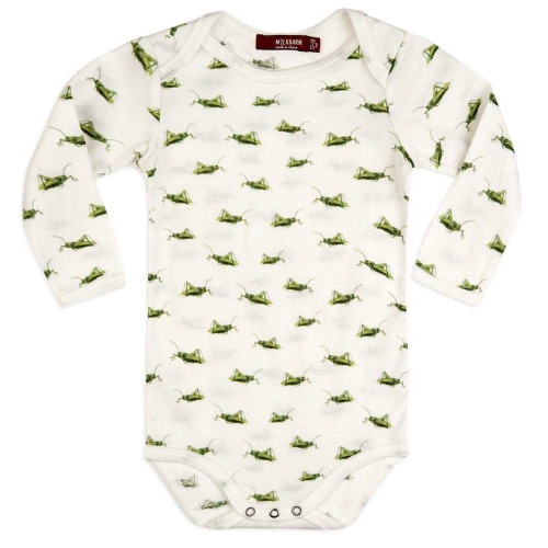 Grasshopper Organic Cotton Long Sleeve One Piece