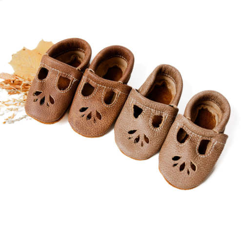 Sepia, Chai LOTUS T-strap Shoes Baby and Toddler