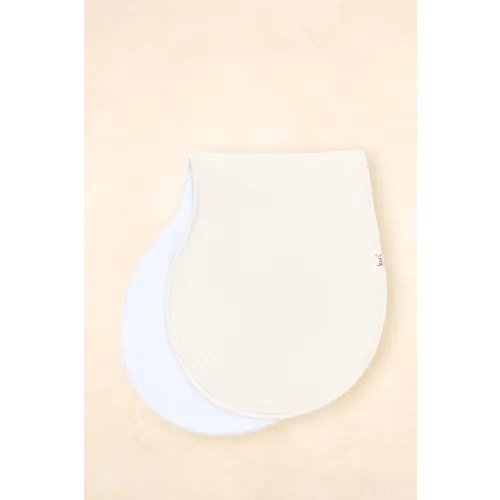 Burp Cloth Rib - Ivory