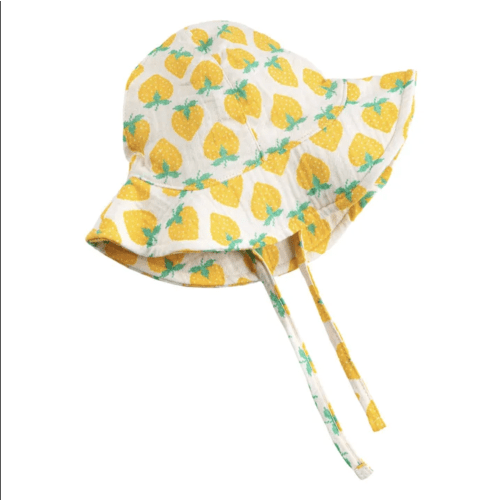 Strawberry hat | White