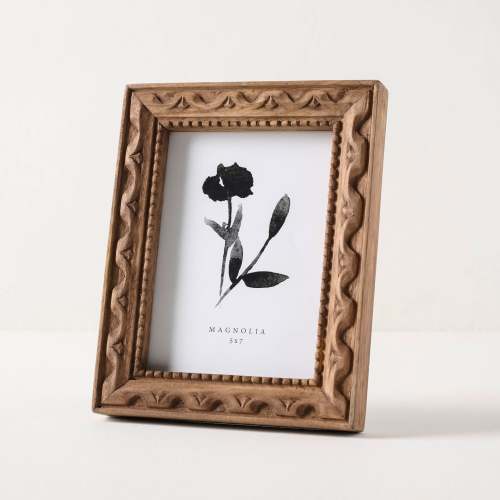 Willa Antiqued Wood Photo Frame