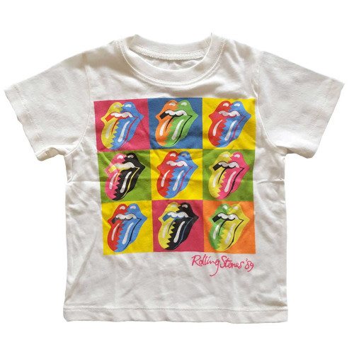 The Rolling Stones Kids Baby Toddler T-Shirt Two-Tone Tongues