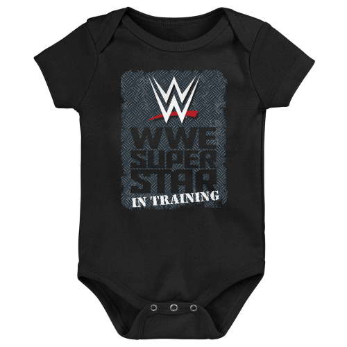 Infant Black WWE Superstar In Training Bodysuit