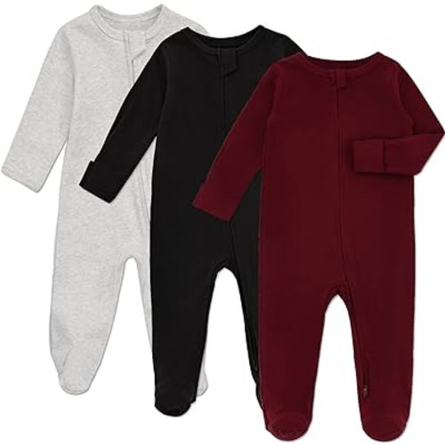 Aablexema Baby Footie Pajama with Mitten Cuffs