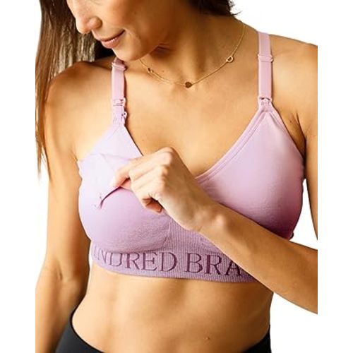 Kindred Bravely Sublime Sports Pumping Bra Hands Free, Adjustable Pumping Bra with EasyClip for All Breast Pumps