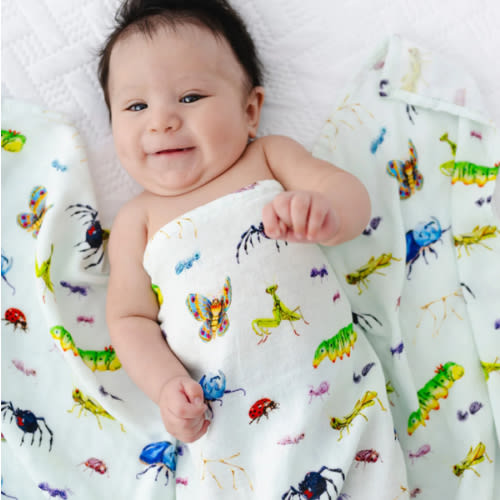 Cute as a Bug Swaddle Blanket