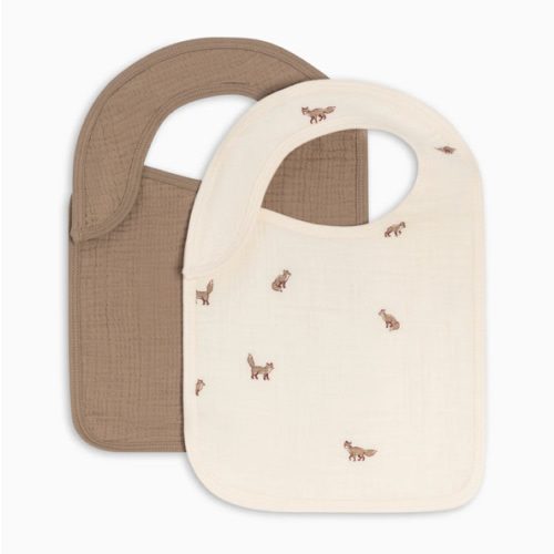 2-Pack Muslin Bibs