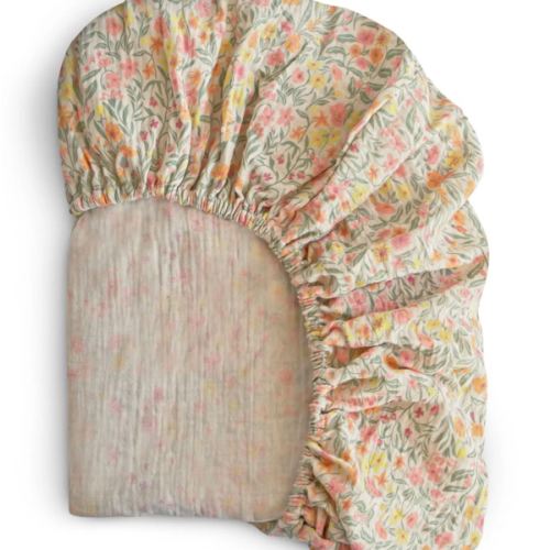 Mushie Extra Soft Muslin Crib Sheet – Babyletto