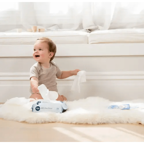 99% Pure Water Baby Wipes | 100% Plant-Based | Millie Moon