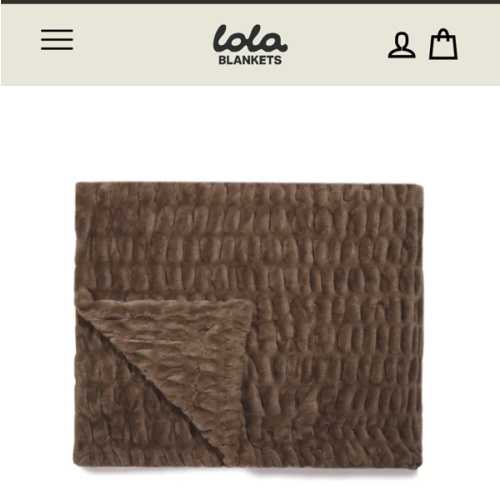 Driftwood Faux Fur Blanket | Lola Blankets