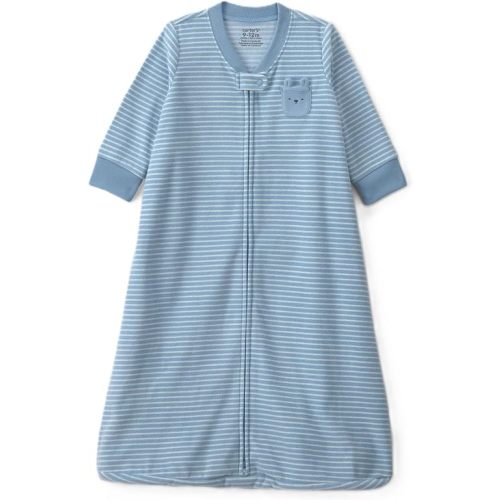 Carter's Unisex Baby Sleep Bag, Wearable Blanket, Blue Bear, 0-3 Months