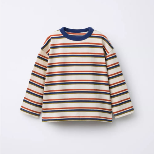 HEAVYWEIGHT STRIPED T-SHIRT - Orange | ZARA United States