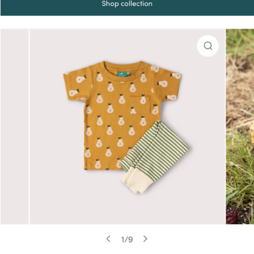 Summer Pears Organic Baby Bodysuit 2 Pack – Little Green Radicals