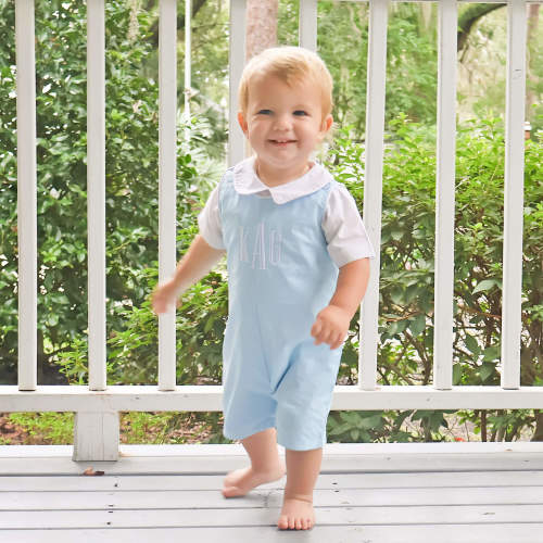 Embroidered John John