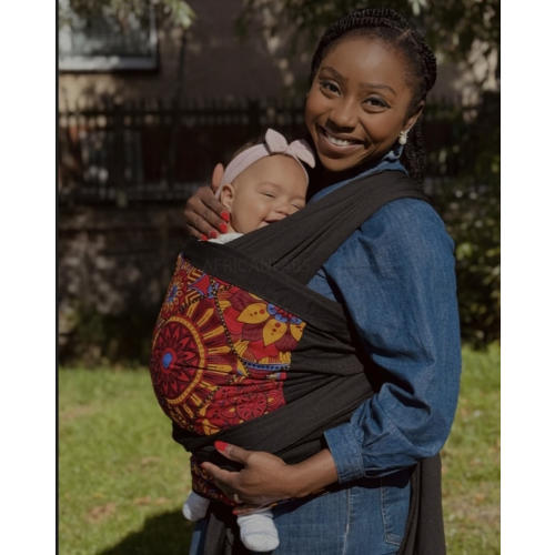 African Print Baby Carrier / Baby sling / baby wrap - Red & Yellow Man – AfricanFabs