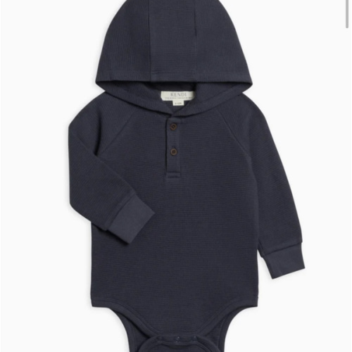 Cole Waffle Knit Hoodie Bodysuit