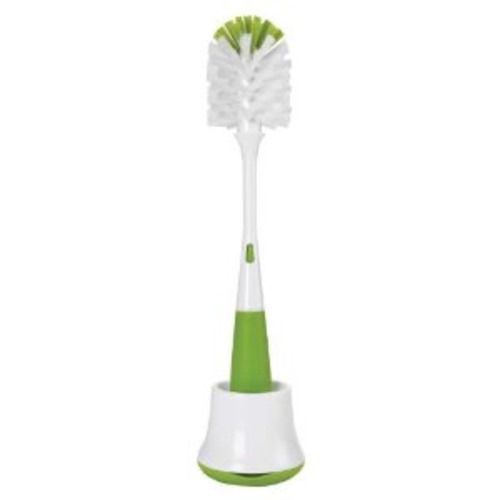 OXO Tot Bottle Brush with Nipple Cleaner and Stand, Green
