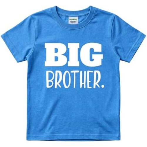 Big Brother Shirt for Toddler Promoted to Best Big Brother Announcement Baby Boys
