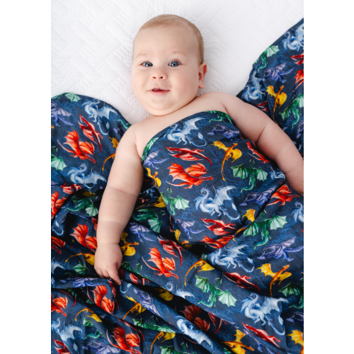 Dragon Flight Swaddle Blanket – Little Crowns & Capes