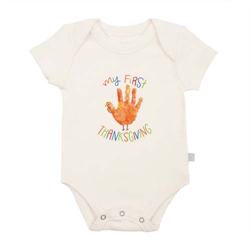 Organic Baby Graphic Bodysuit - Thanksgiving Hand | Finn + Emma