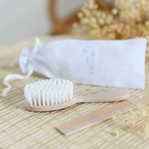 BABY HAIRBRUSH & COMB SET | MADE IN FRANCE