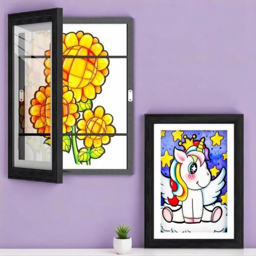 Magnetic Photo Frame, 1 Count Creative Children's Art Displa - TikTok Shop