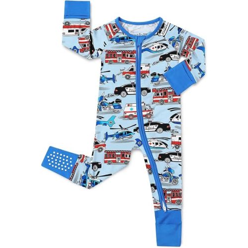 babee Reshinee Bamboo Viscose Baby Footie Pajama, Zipper Sleeper Boys Girls