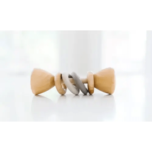 Color Block Classic Baby Rattle