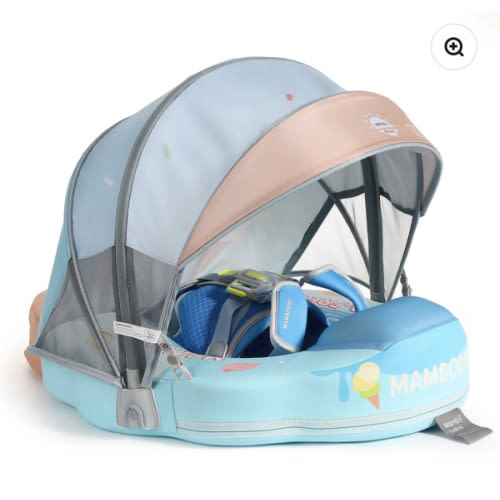 Mambobaby Float with Canopy and Tail Ice Cream