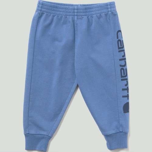 Boys' Elastic Waistband Re-Engineered Garment Dye Logo Sweatpant (Baby/Toddler)