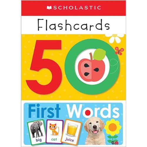 Cartwheel Books Language Skills, Vehicles 50 First Words Flashcards: Scholastic Early Learners (Flashcards)