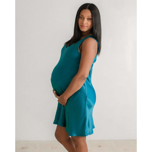 Tupelo Honey Maternity Satin Maternity Nightgown
