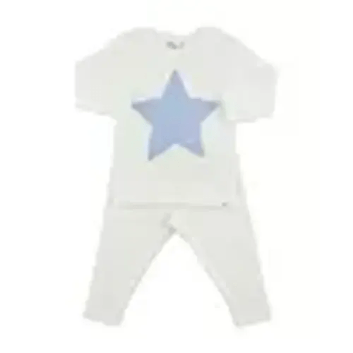 Unisex Star Applique 2-Piece Set - 3M