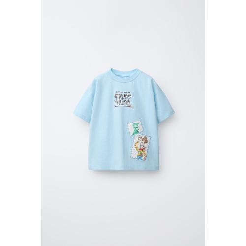 TOY STORY © DISNEY PIXAR PATCHES T-SHIRT - Sky blue | ZARA United States