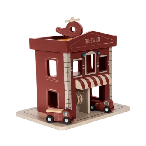 Wooden Fire Station, Pretend Play | Konges Sløjd