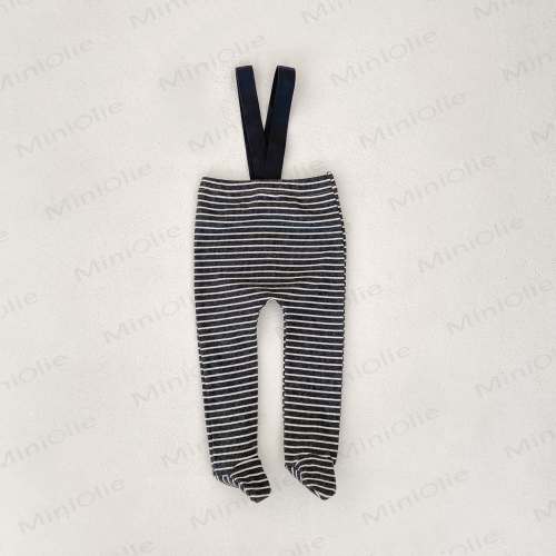 Baby Striped Suspender Leggings
