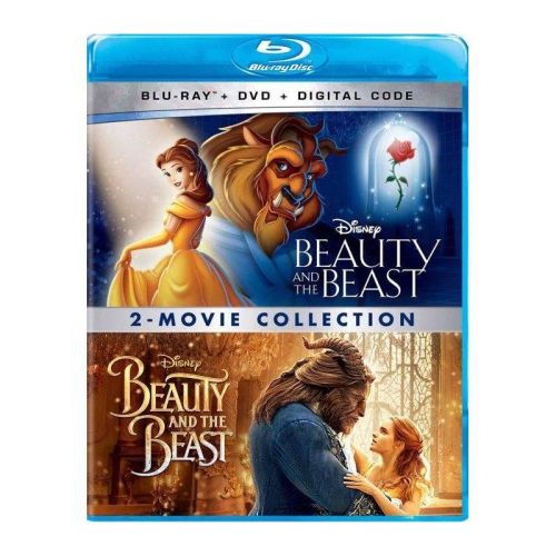 Beauty & The Beast Animated + Live Action: 2-Movie collection (Blu-ray + DVD + Digital)