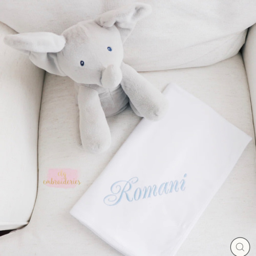 CLASSIC SCRIPT BLANKET – Caprilina